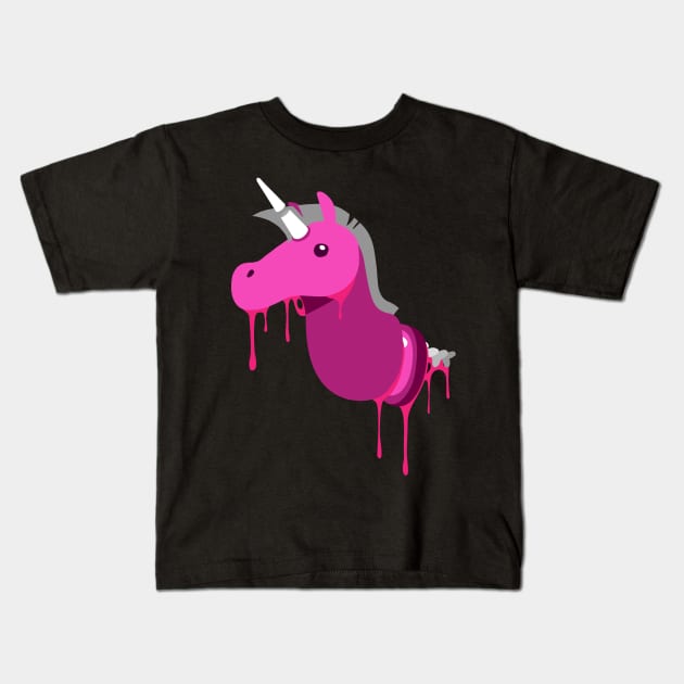 Dead Unicorn Kids T-Shirt by ElectricUnicorn